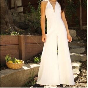 Free people wide leg jumpsuit. S